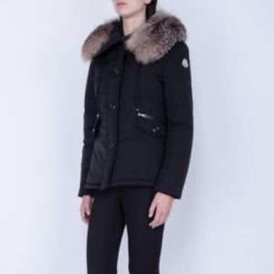 🆕 MONCLER MALUS FOX FUR-TRIM DOWN PARKA - SIZE 3